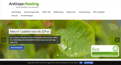 Desktop Screenshot of antilopehosting.com